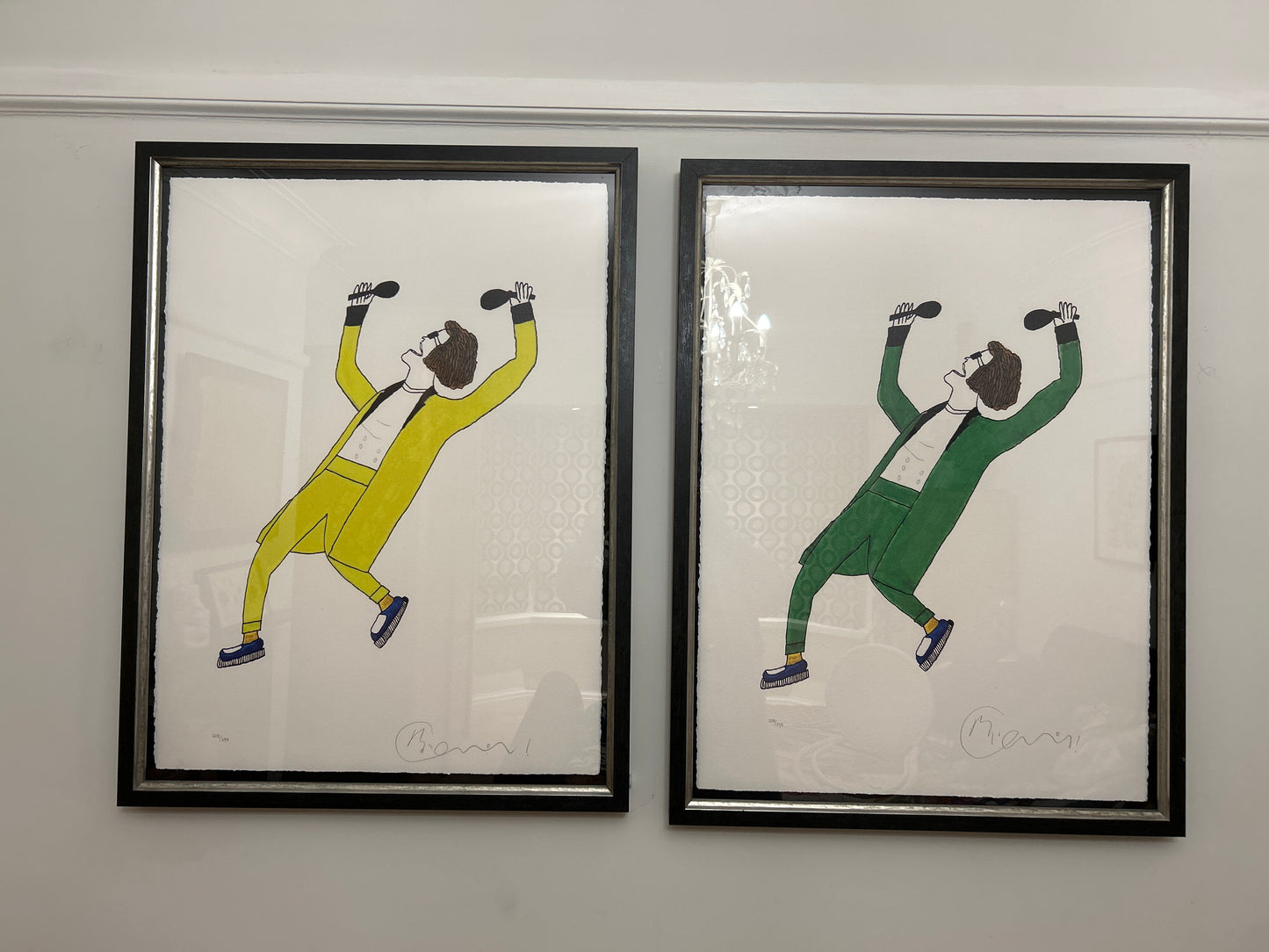 Billy Connolly art prints. ALL SIGNED. Giclée Print X 4