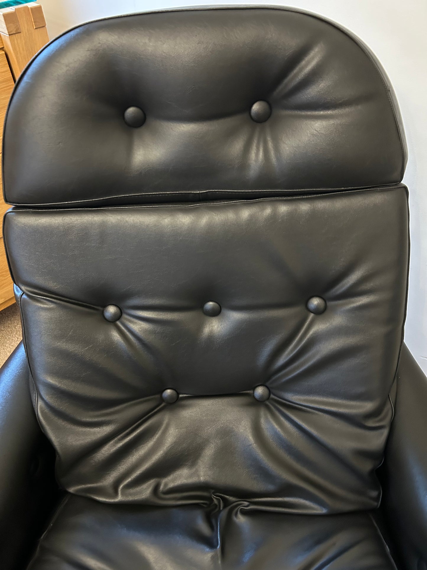 Vintage Black Egg Chair