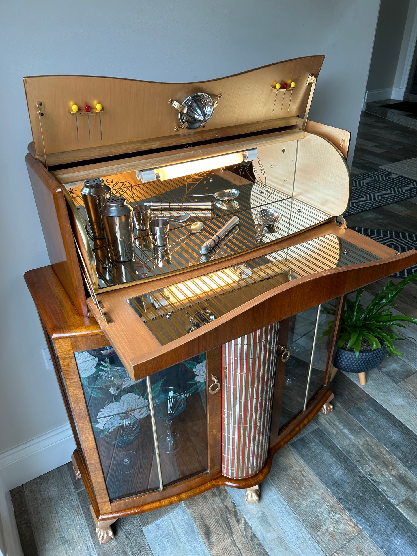 Art Deco Cocktail Cabinet Vintage