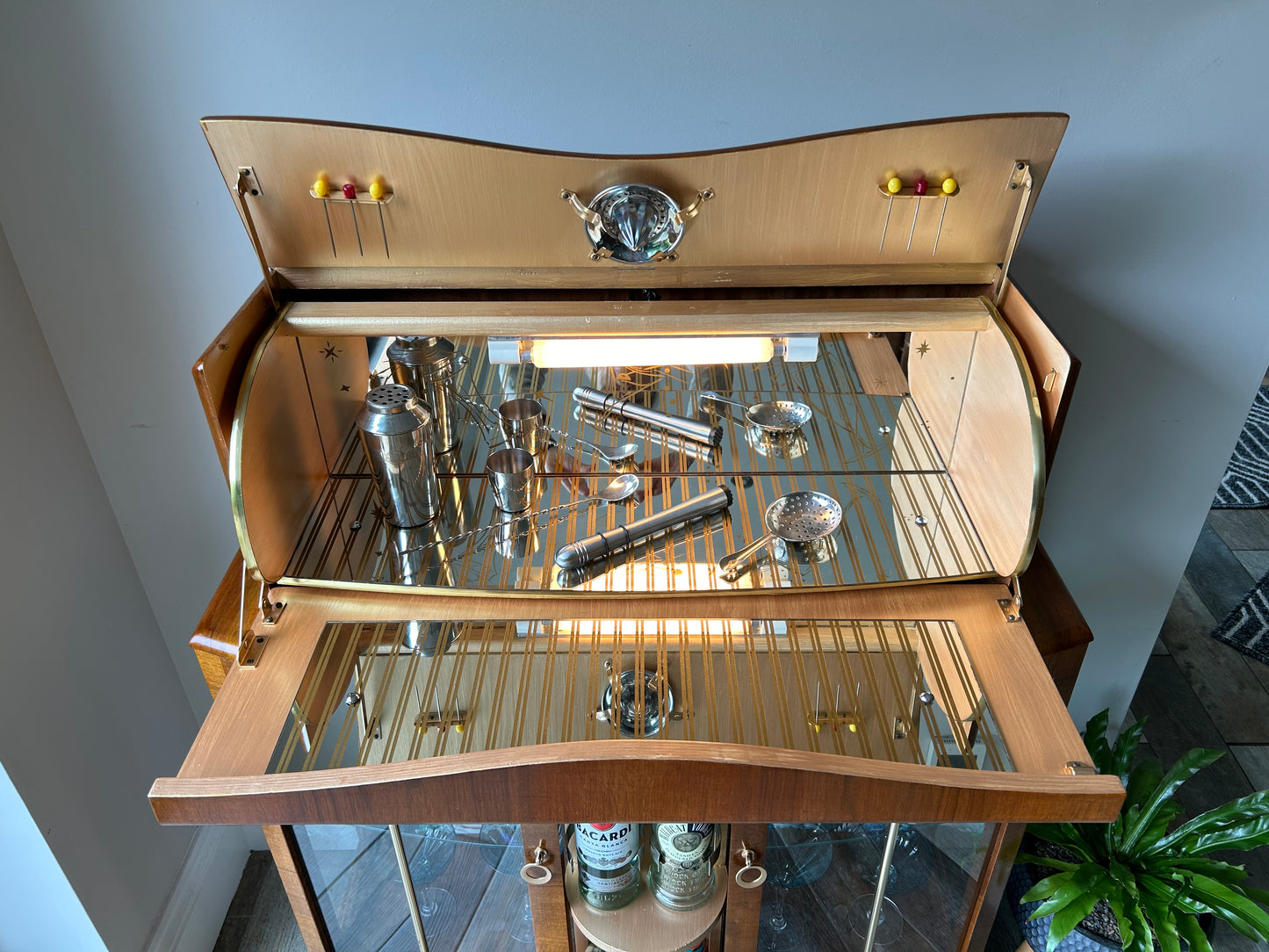 Art Deco Cocktail Cabinet Vintage