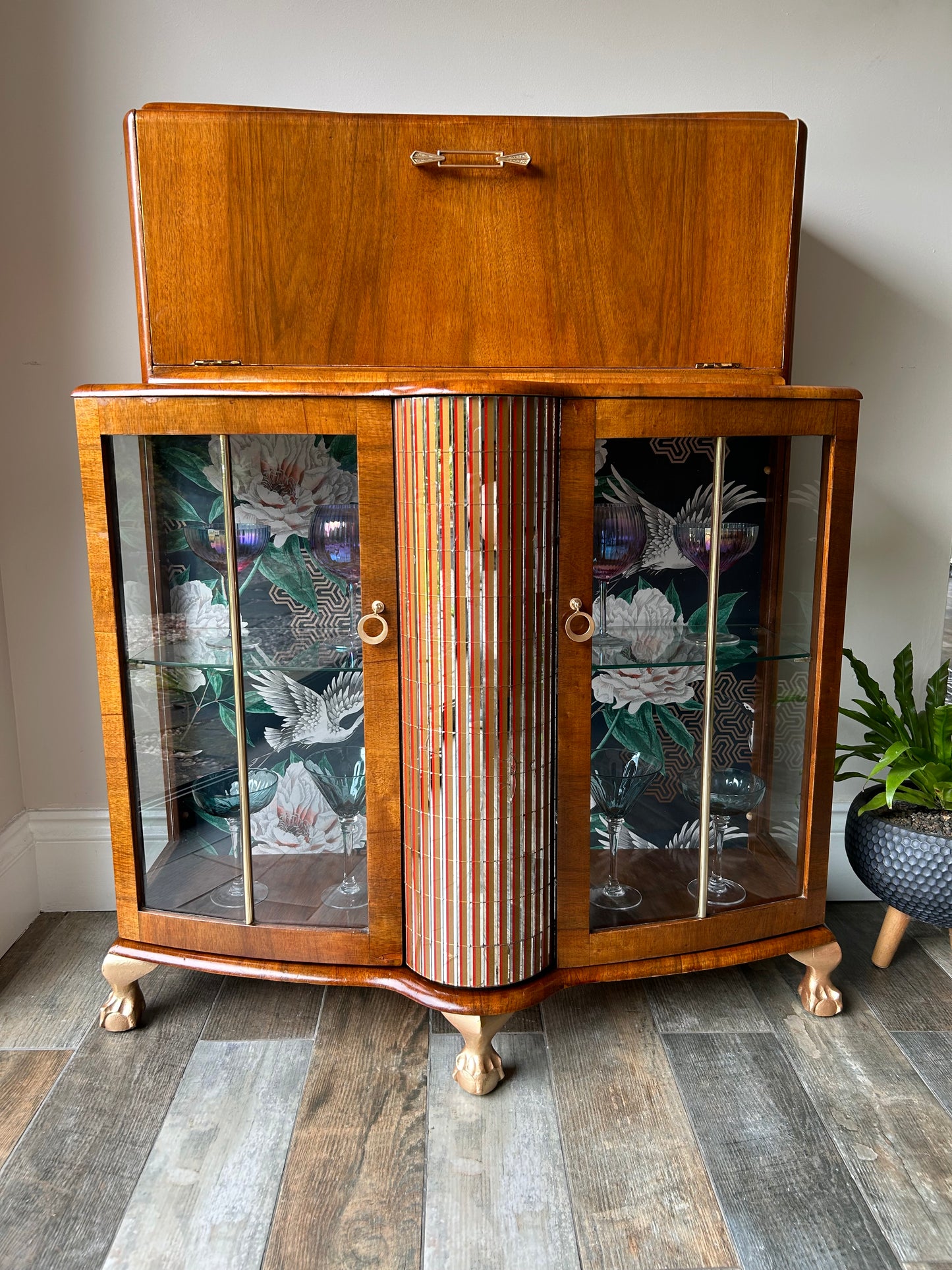 Art Deco Cocktail Cabinet Vintage