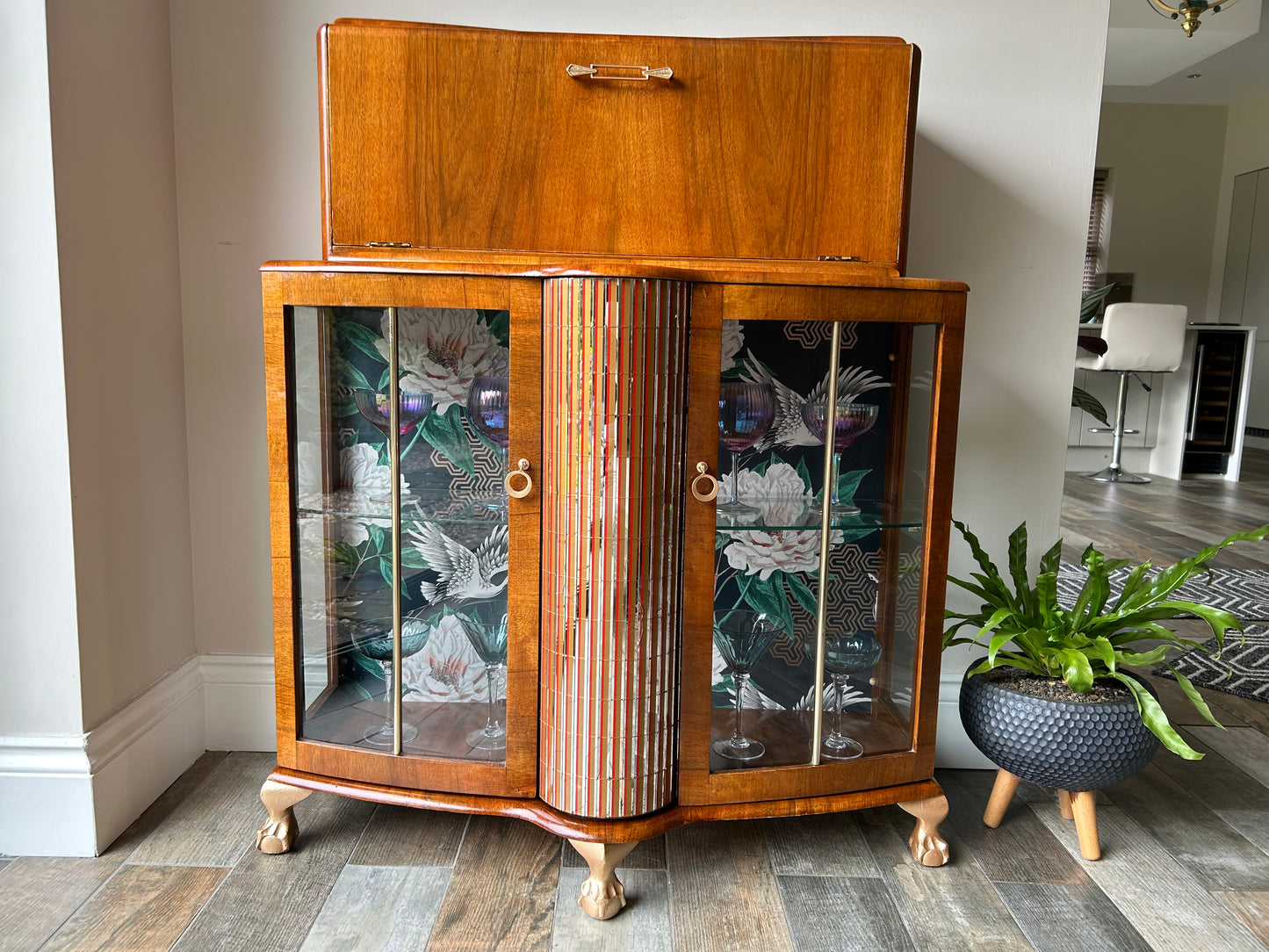 Art Deco Cocktail Cabinet Vintage