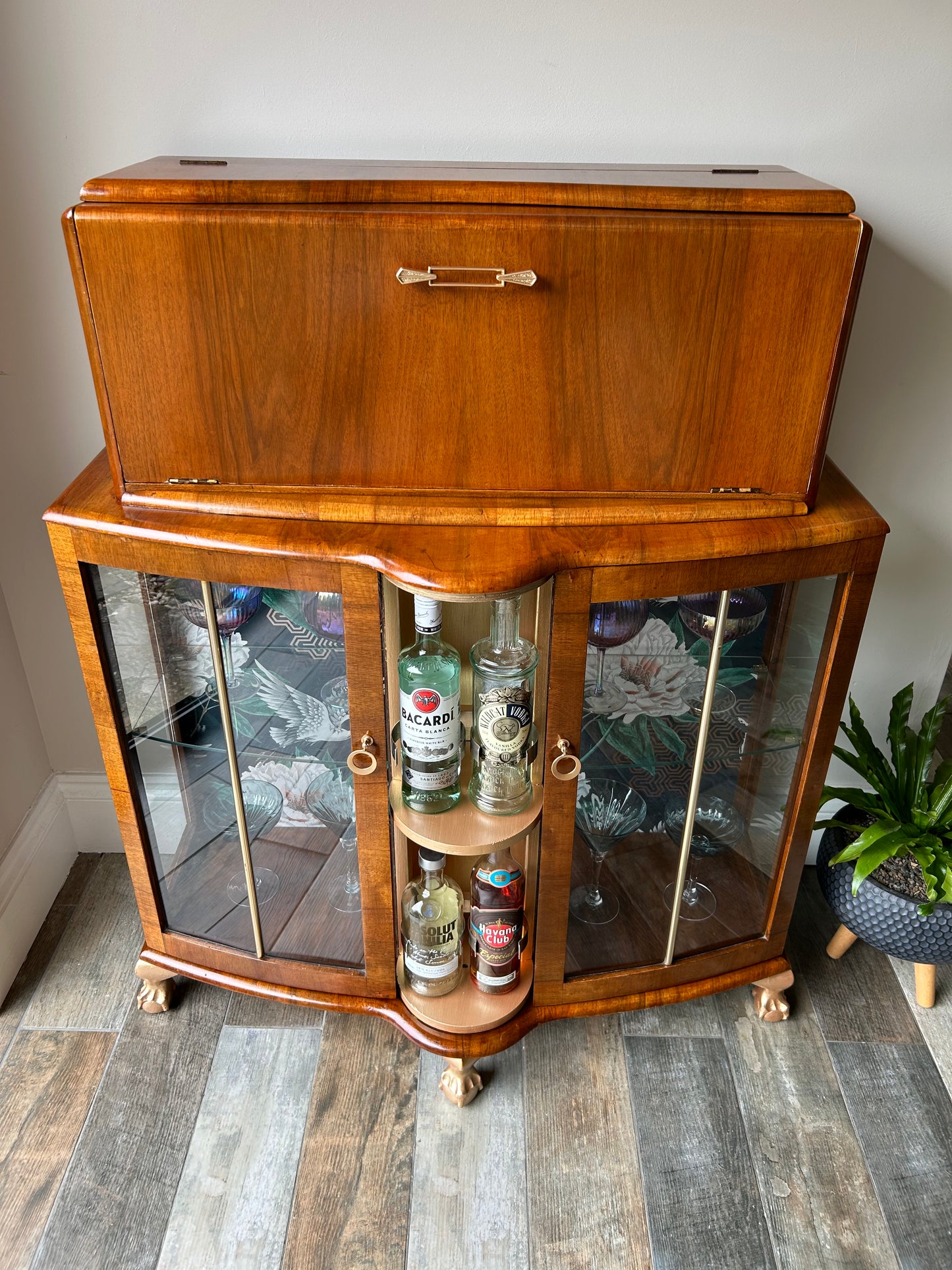 Art Deco Cocktail Cabinet Vintage