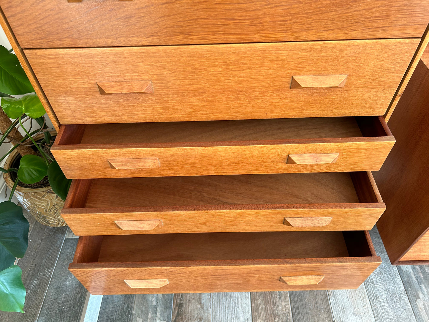 Stag Teak MC chest of drawers