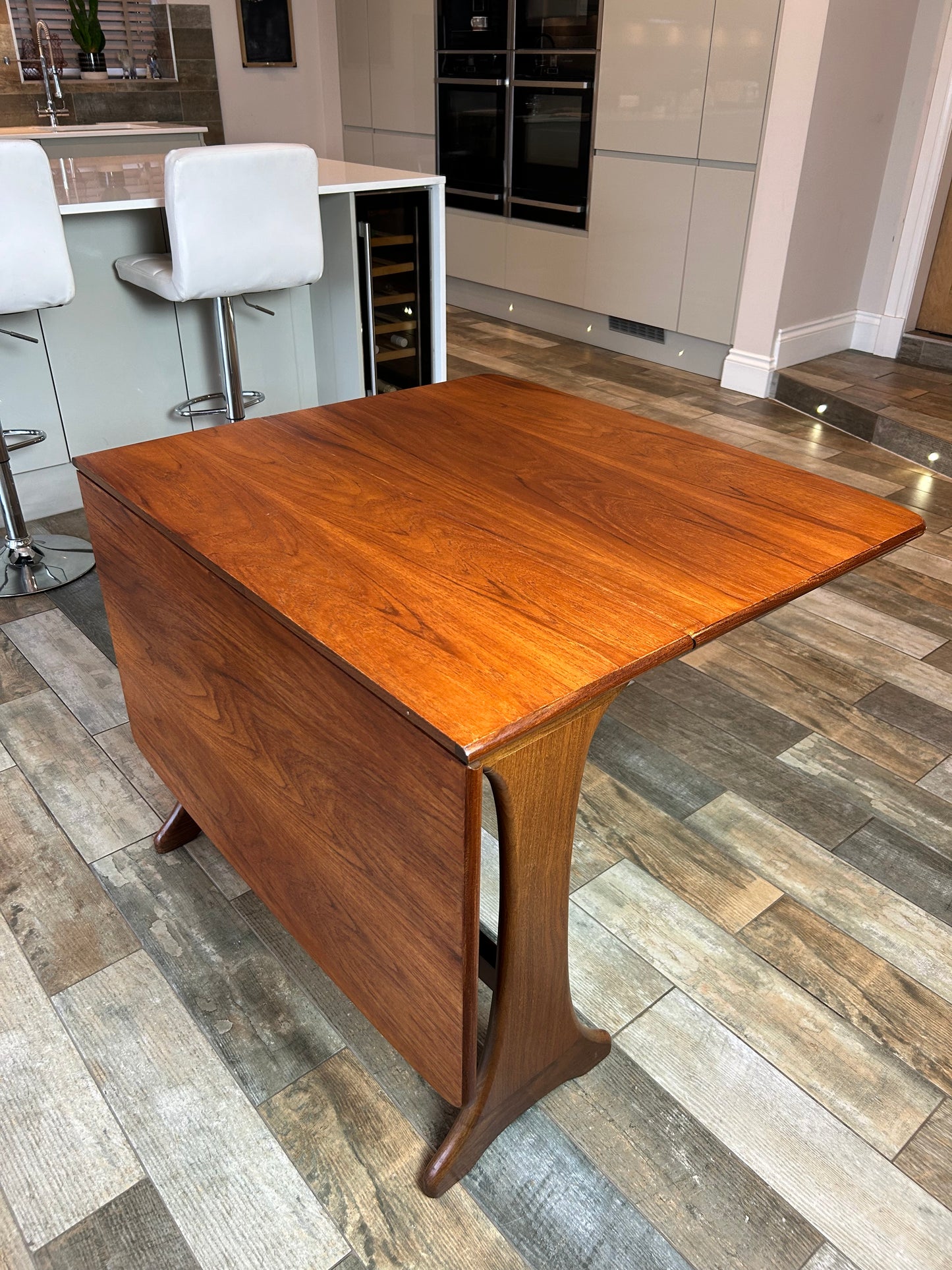 G Plan Brasilia MCM Folding Table and 4 chairs