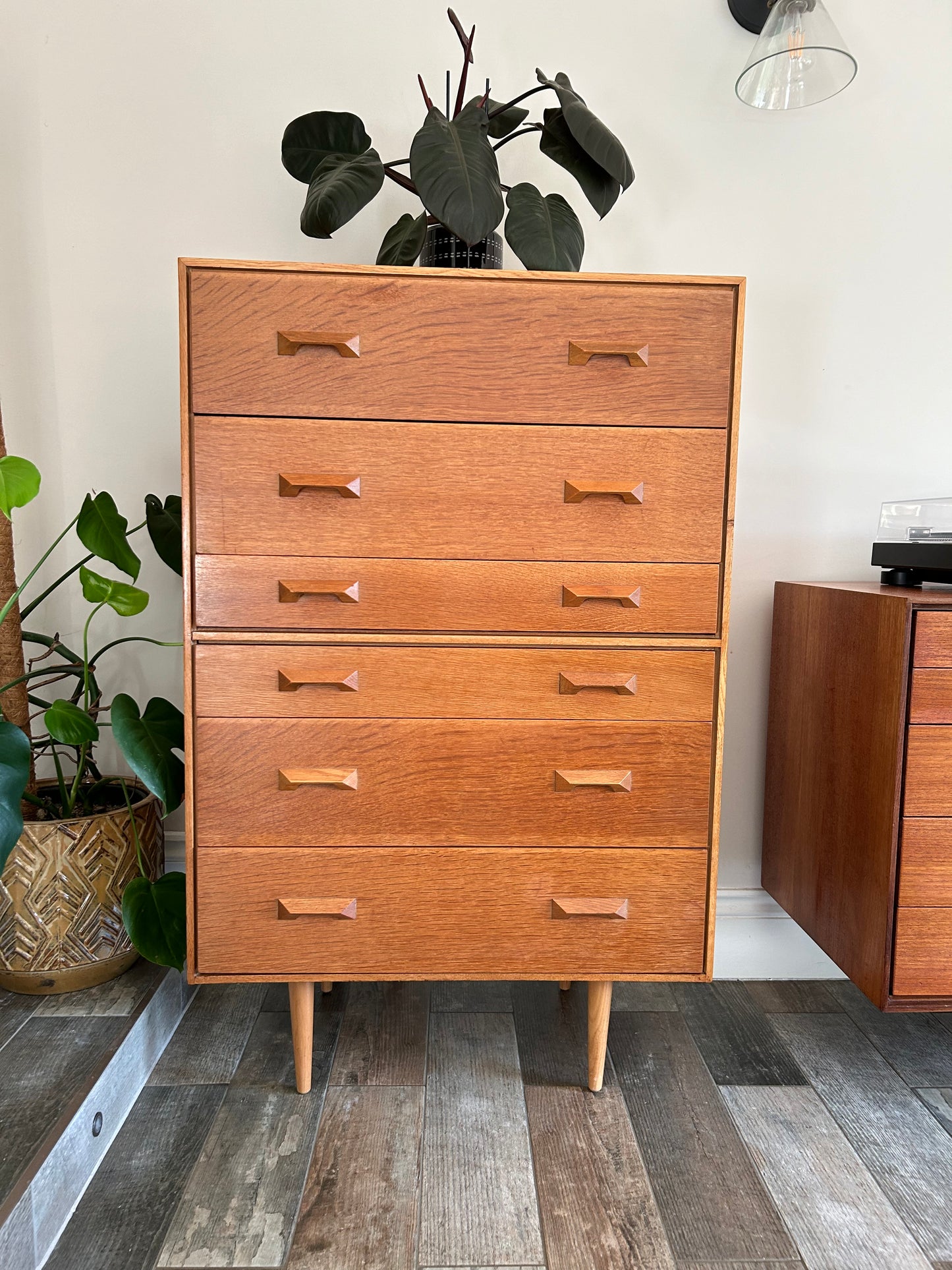 Stag Teak MC chest of drawers