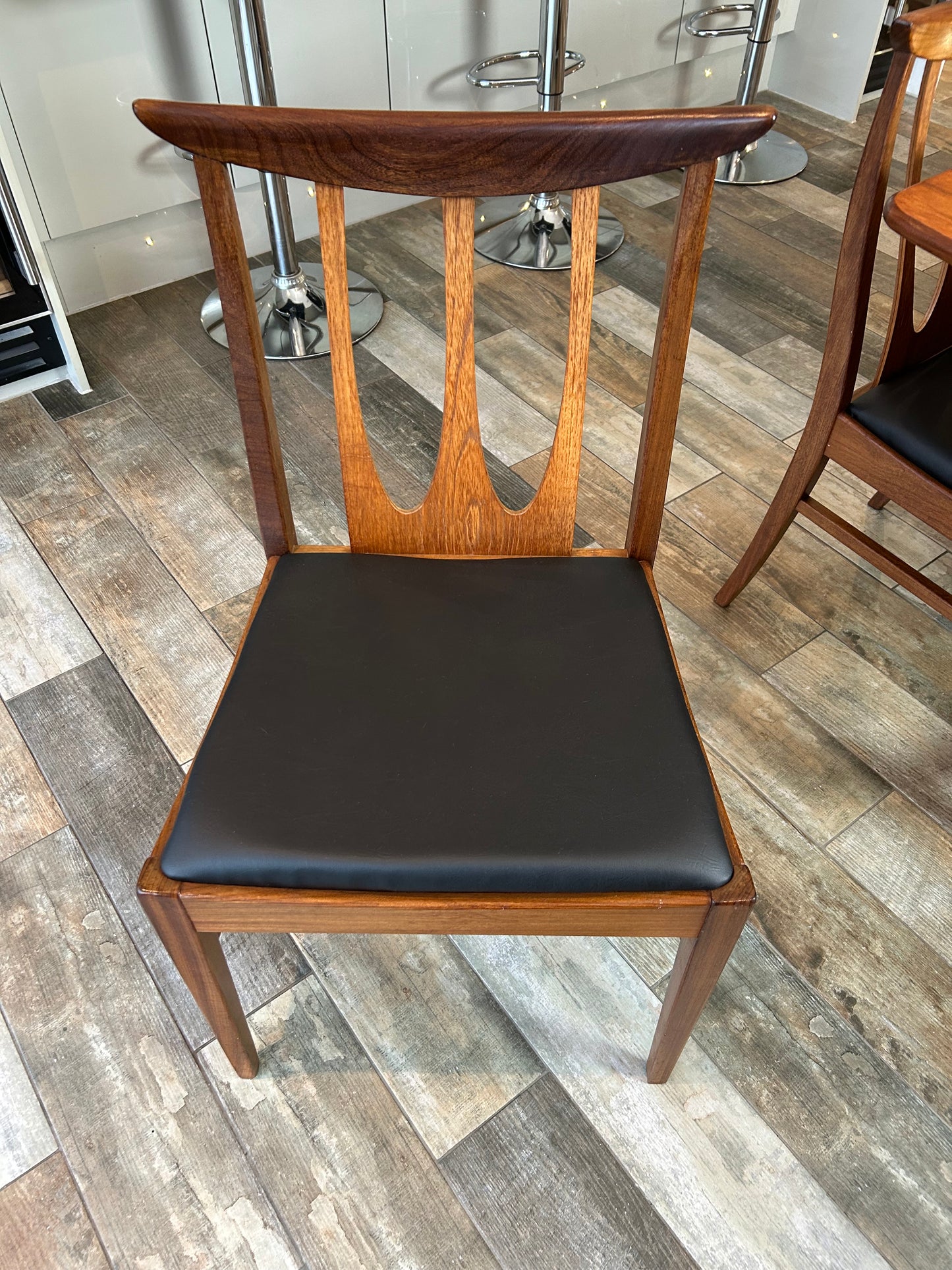 G Plan Brasilia MCM Folding Table and 4 chairs