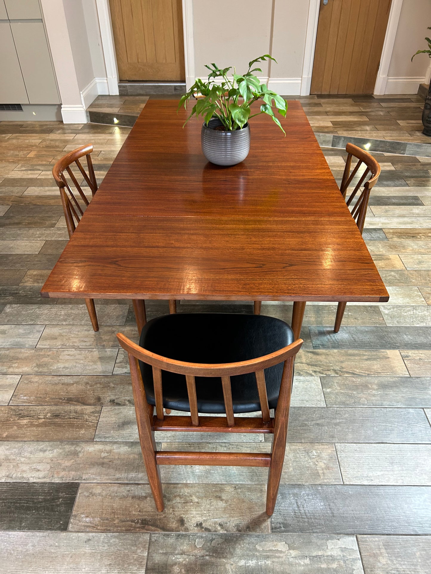 MCM Teak table and 4 chairs Elliots of Newbury