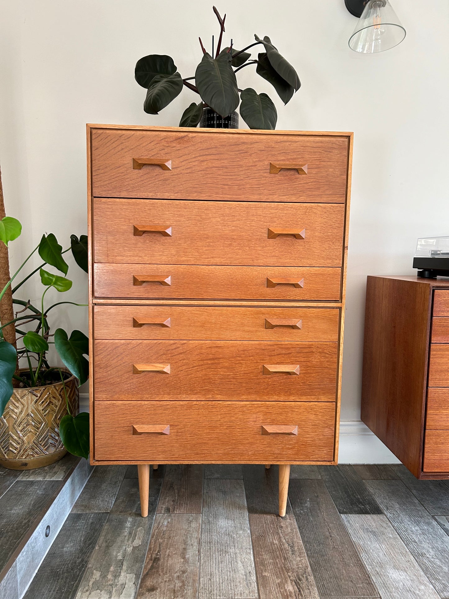 Stag Teak MC chest of drawers