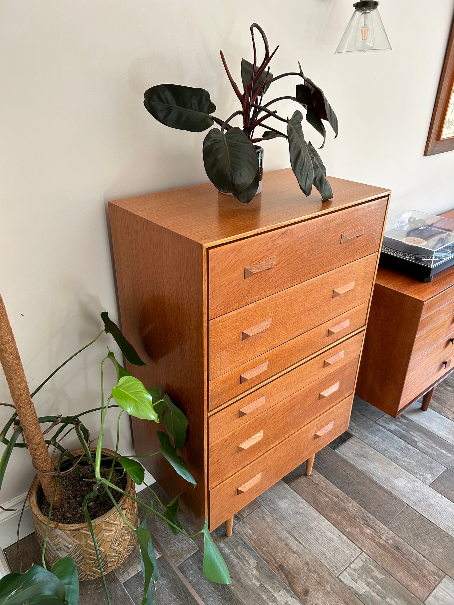 Stag Teak MC chest of drawers