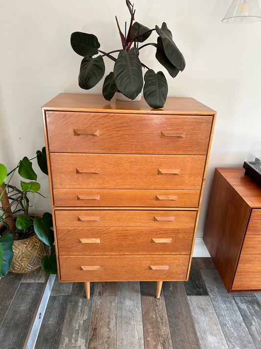 Stag Teak MC chest of drawers