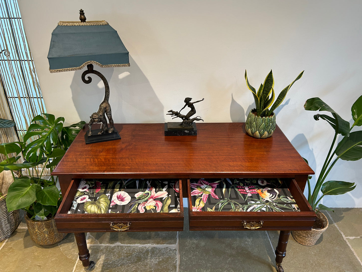Vintage mahogany side table