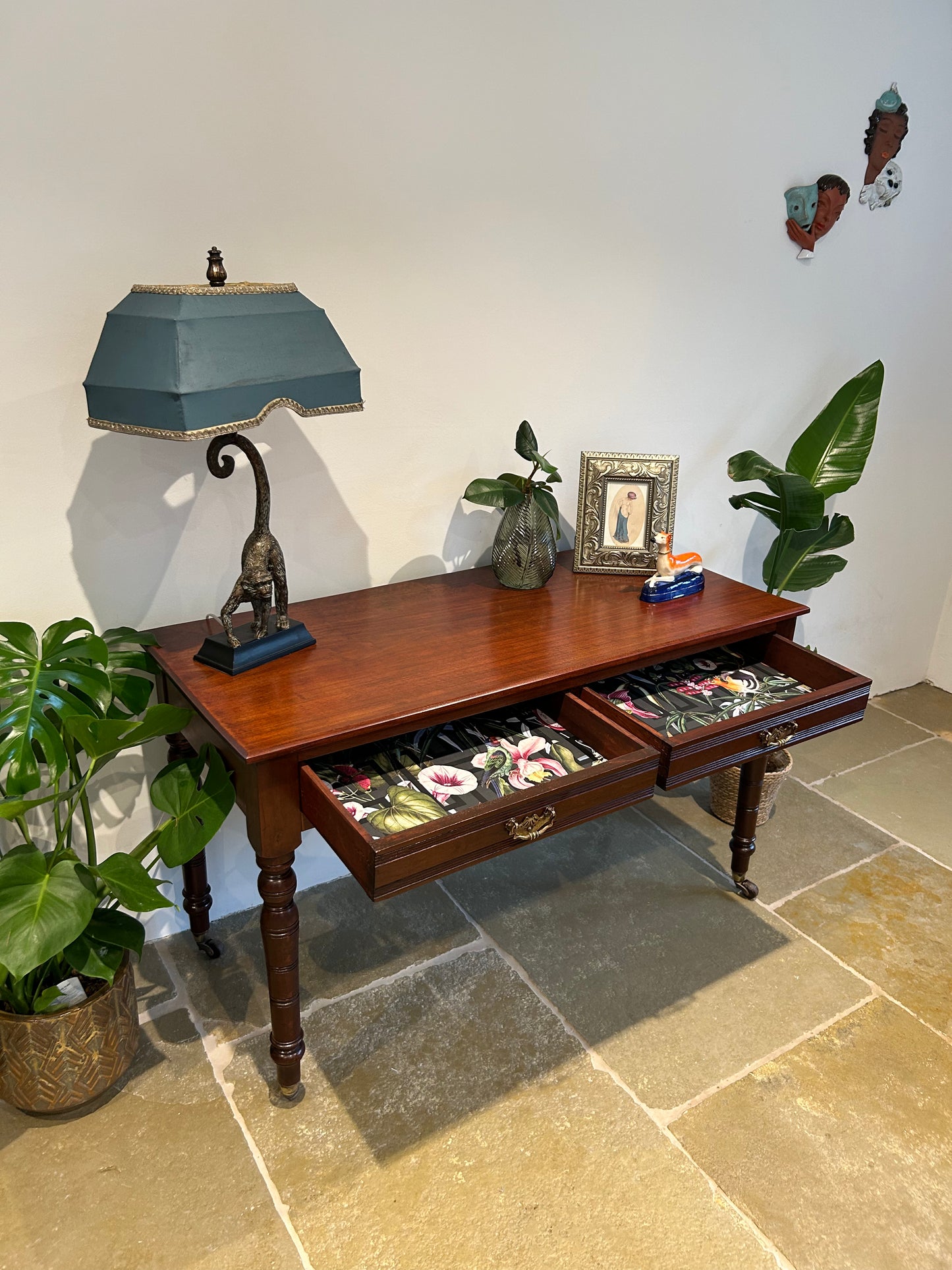 Vintage mahogany side table
