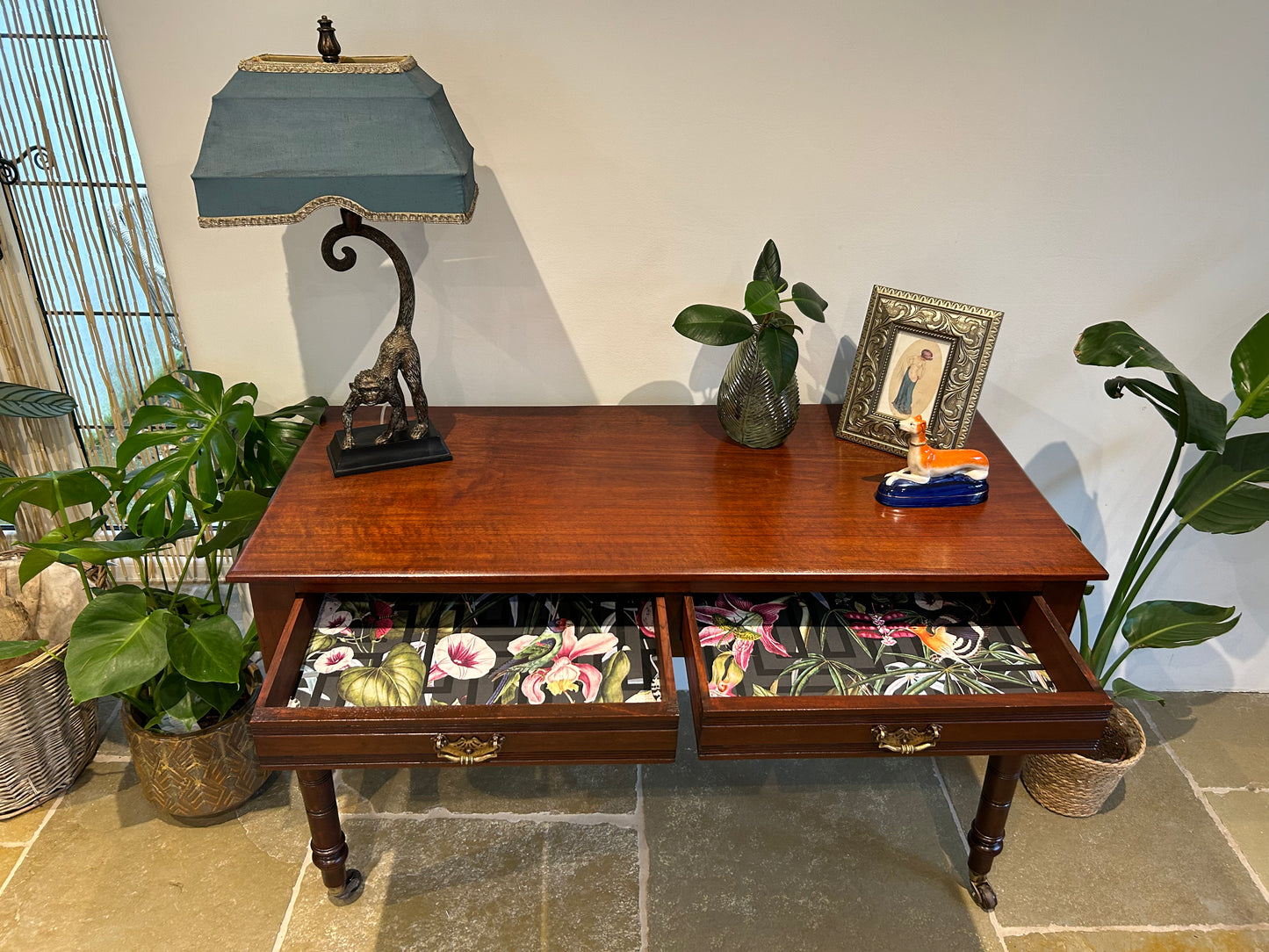 Vintage mahogany side table