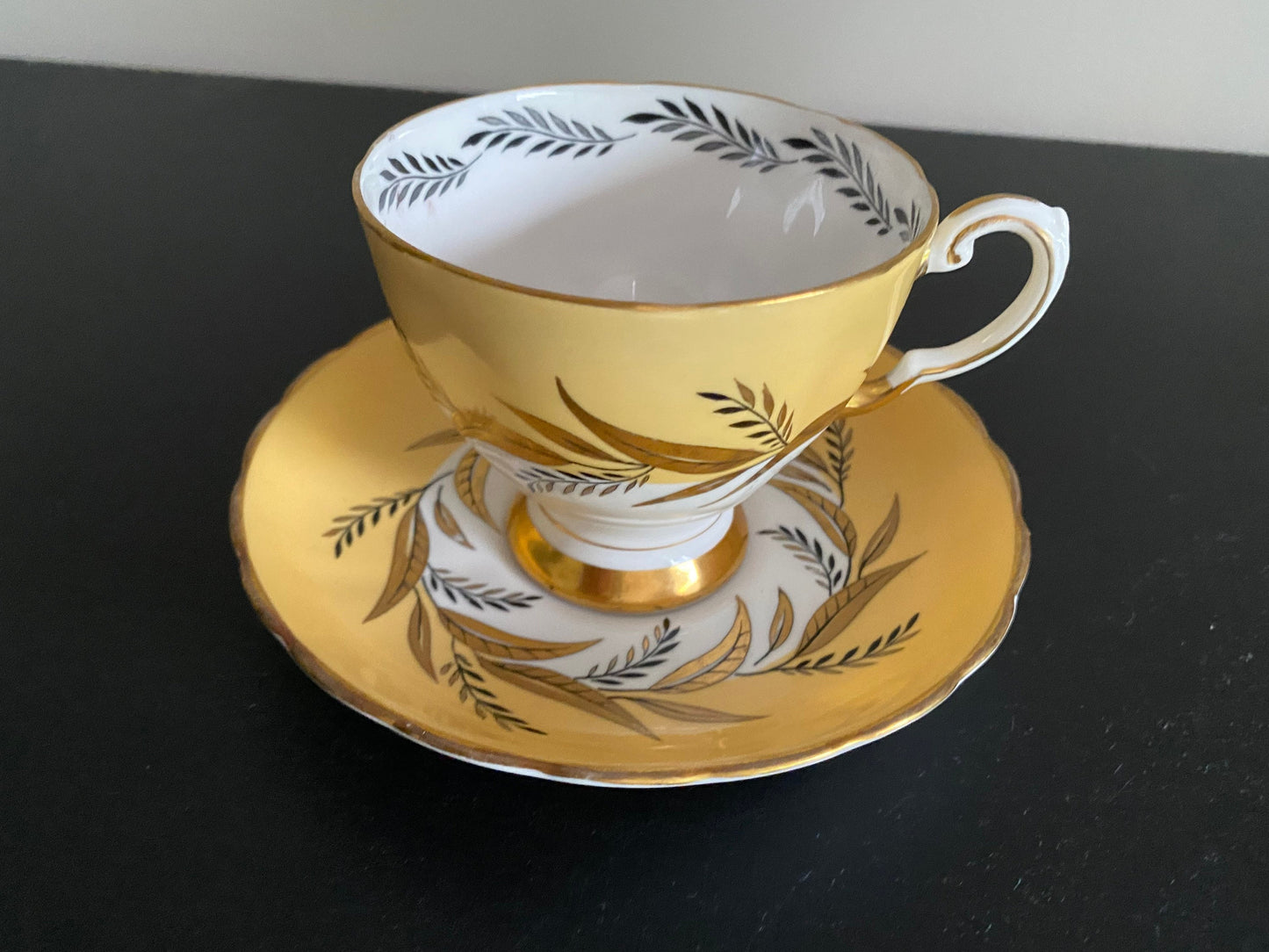 Tuscan fine bone china guilded cup & saucer