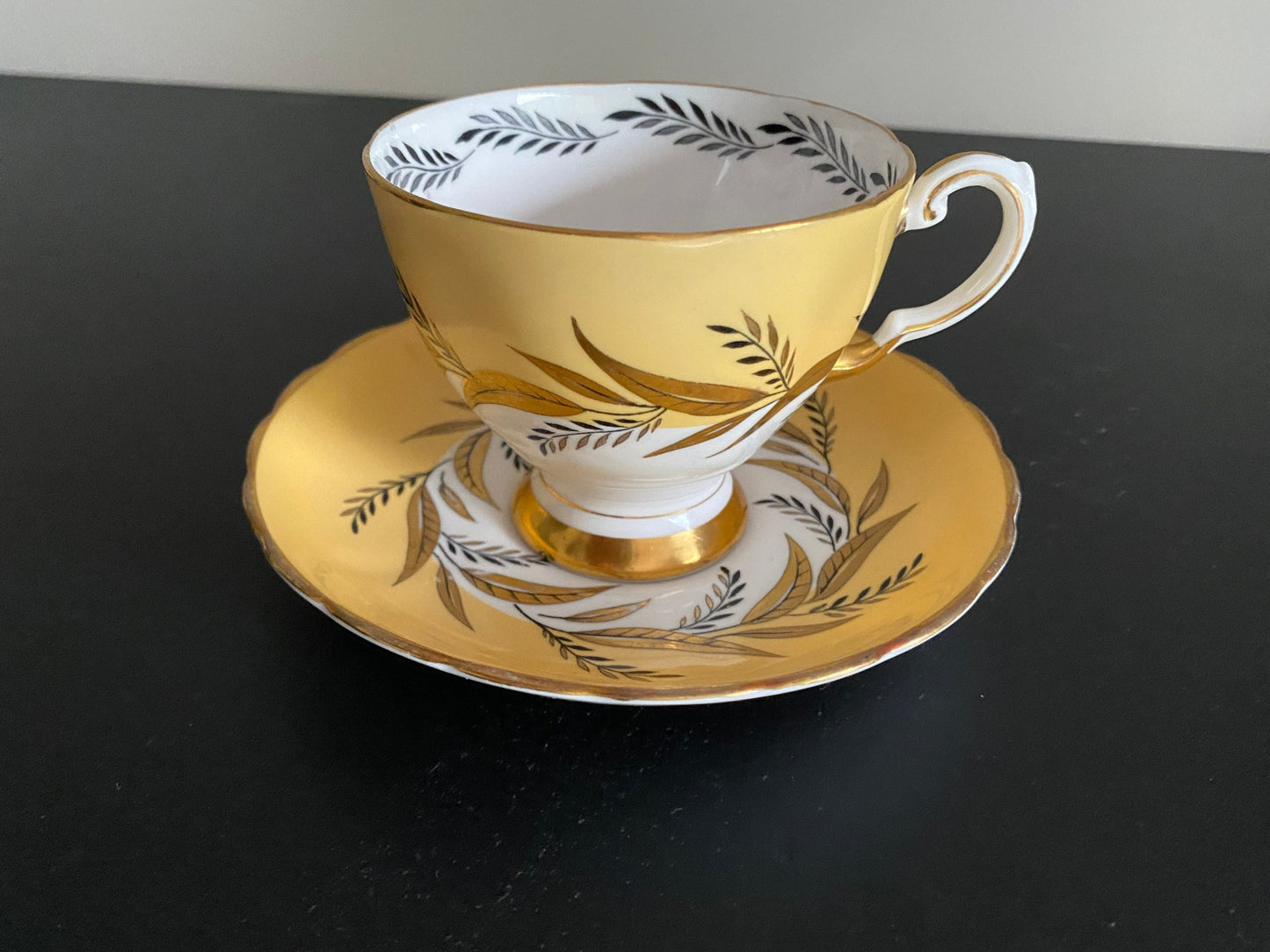 Tuscan fine bone china guilded cup & saucer