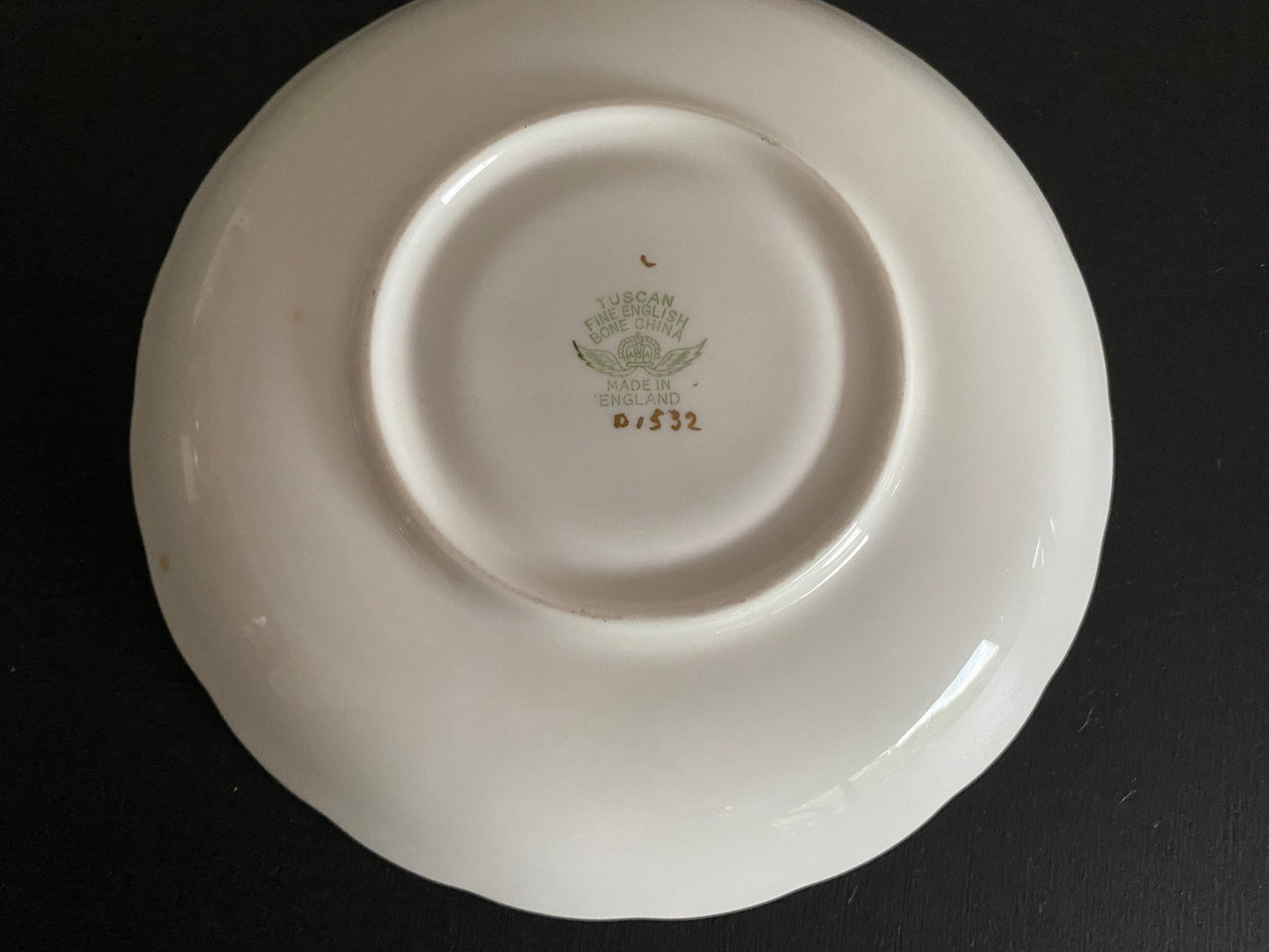 Tuscan fine bone china guilded cup & saucer