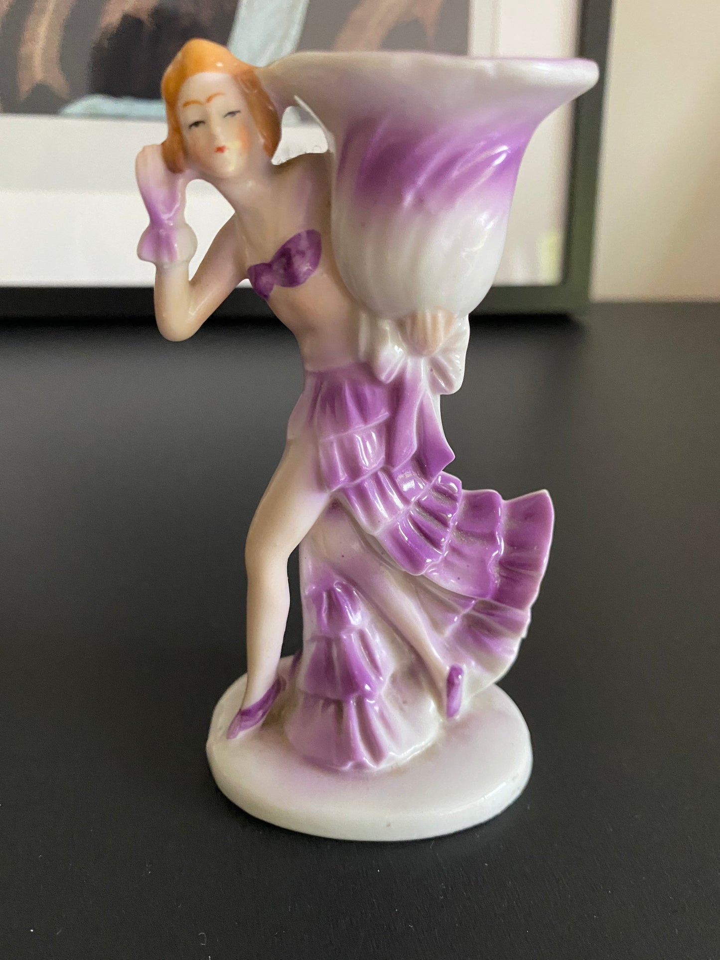 Art Deco vintage dancer candle stick