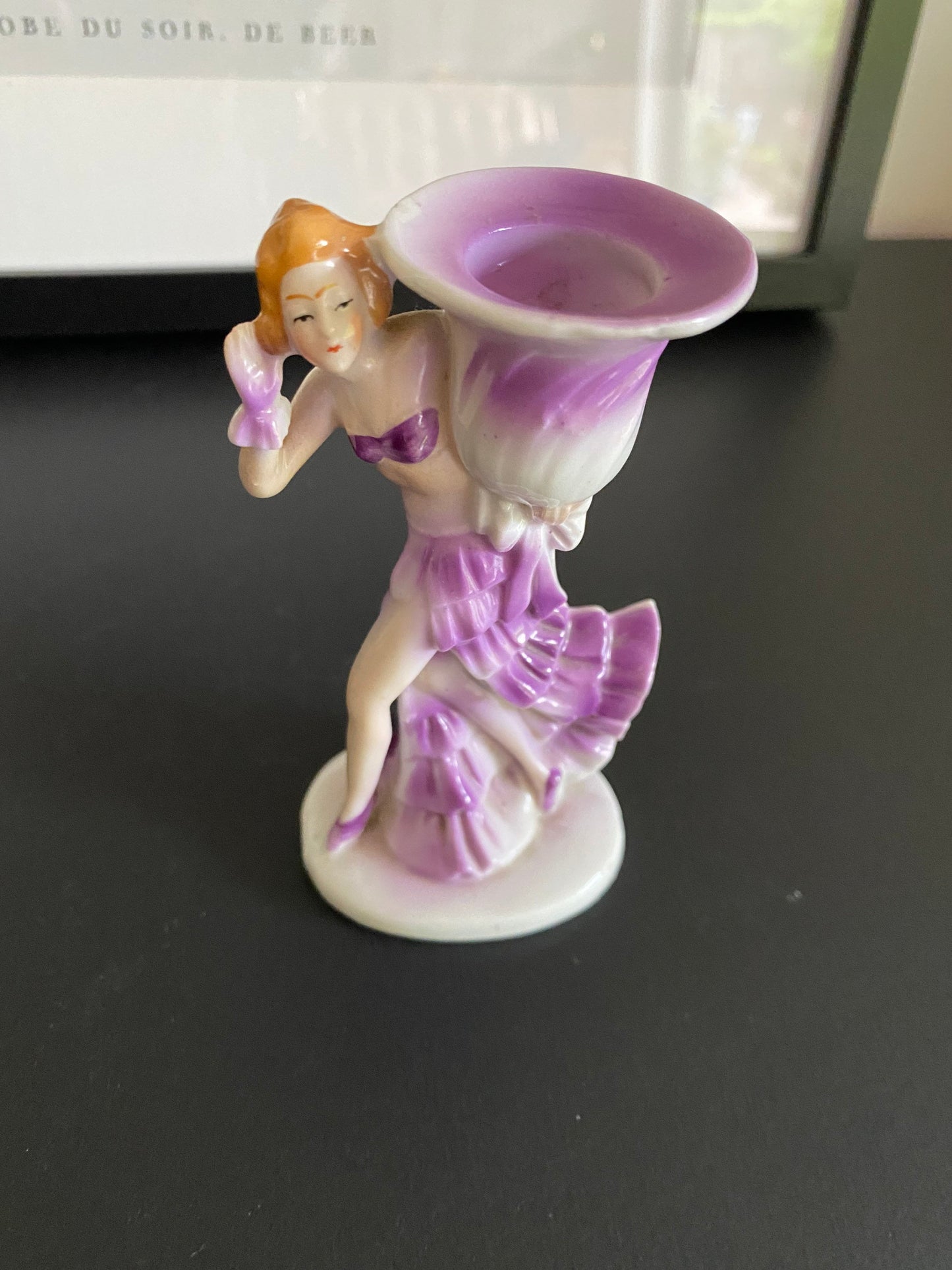 Art Deco vintage dancer candle stick