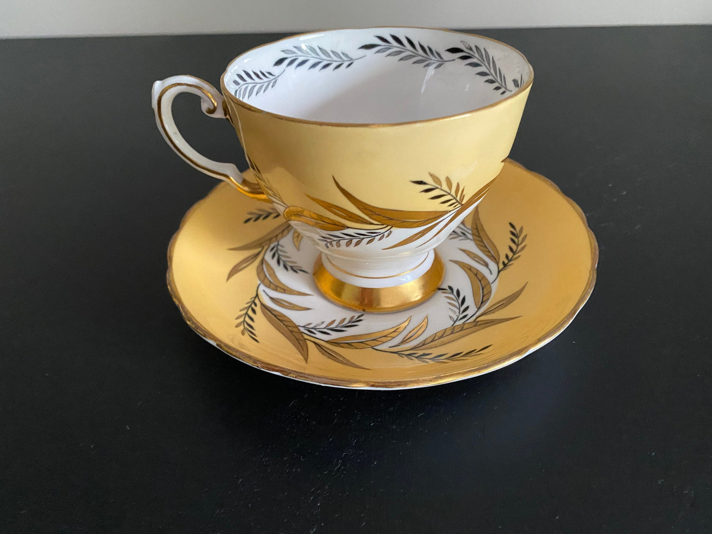 Tuscan fine bone china guilded cup & saucer