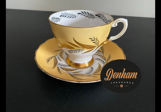 Tuscan fine bone china guilded cup & saucer