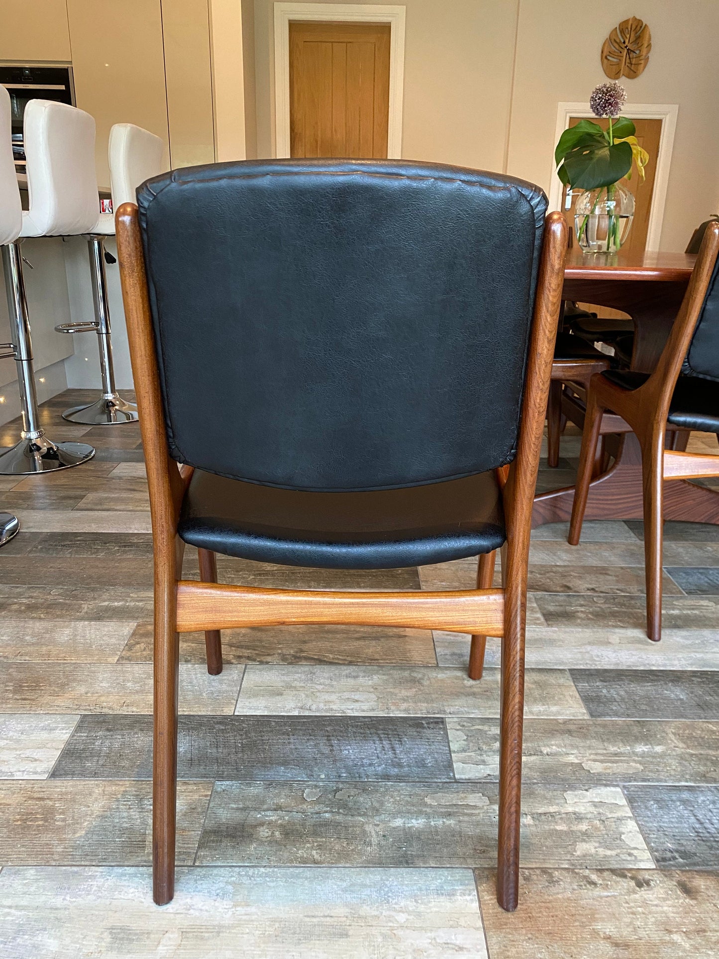 Vintage Vanson MCM dining table & 6 chairs